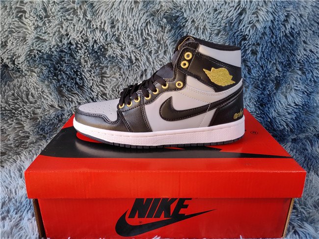 Women's Running Weapon Air Jordan 1 Black/White Shoes 0310 Women's Running Weapon Air Jordan 1 Black/White Shoes 0310